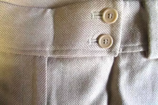 Ann Taylor Women's Beige 100% Wool Dress Pants Double Button Zipper Fly Size 8