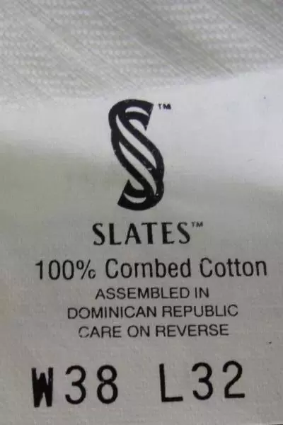 Slates Tan Men's Pleated Front Dress Pants Size W38/L32 100% Cotton