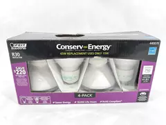 Feit R30 Reflector Conserv Energy 65W No440076 Replacement Light Bulbs 4 Pack