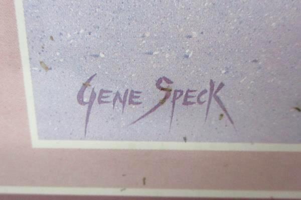 Vintage Gene Speck 11"x 8" Framed Print Country Windmill Farm
