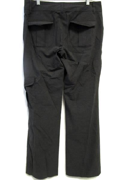 Old Navy Dark Grey Dress Pants Zipper Double Clasp Close w/ Pockets Women's Sz 8