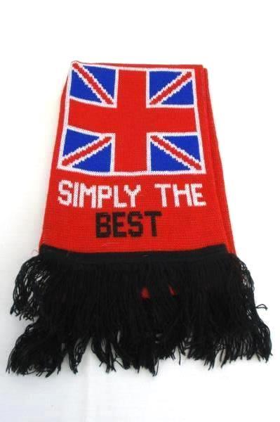 Manchester Reds Knitted Bar Scarf Fringe Pride of the North Football Club