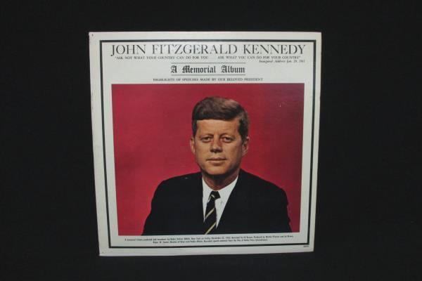 John Fitzgerald Kennedy A Memorial Album Vinyl LP Premier Albums 1963