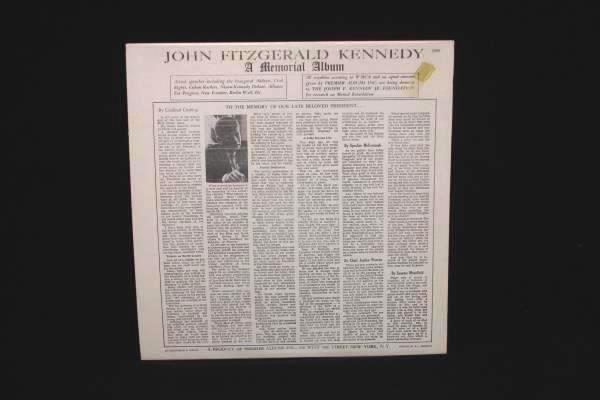 John Fitzgerald Kennedy A Memorial Album Vinyl LP Premier Albums 1963