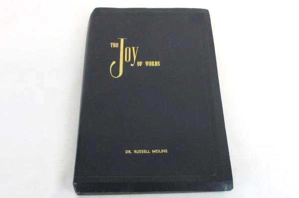 The Joy of Words 1960 Leather Bound Literary Selections