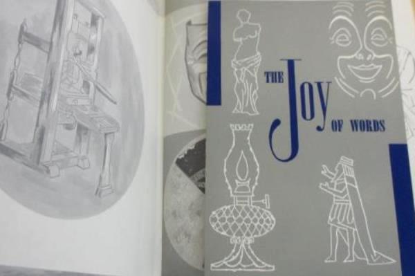 The Joy of Words 1960 Leather Bound Literary Selections