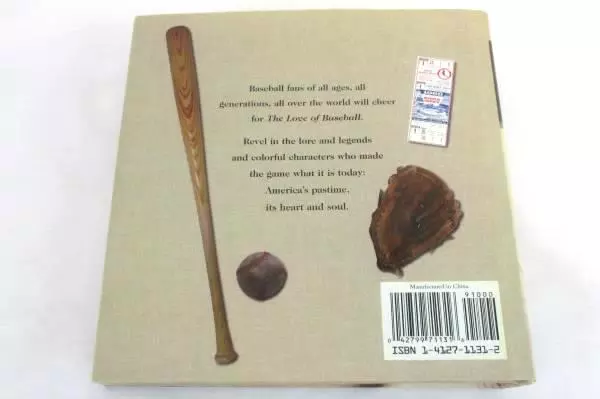 The Love of Baseball 2005 Hardcover Picture Book Publications International