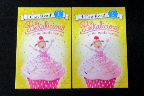 Lot of 2 Pinkalicious and the Cupcake Calamity I Can Read Level 1 Softcover