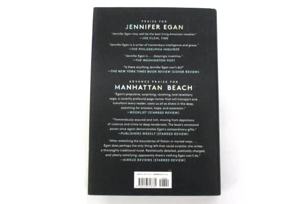 Manhattan Beach: A Novel by Jennifer Egan 2017 Hard Cover Scribner