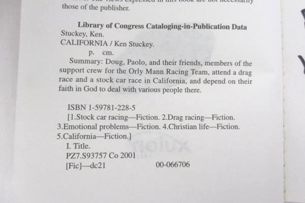 California by Ken Stuckey Signed Paperback 2005 Xulon Press