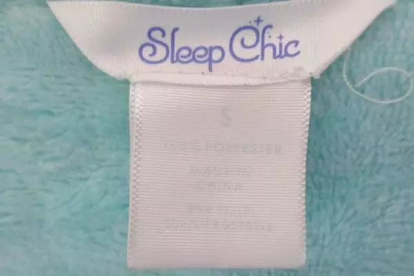 Sleep Chic Sleepwear Women's Small Robe Mint Sculpted Plush Dots Wrap Belted