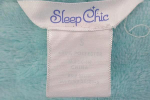 Sleep Chic Sleepwear Robe Mint Sculpted Plush Dots Wrap Belted Womens Small