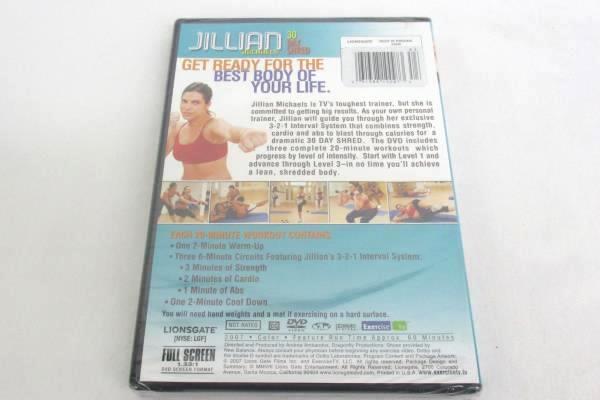 Workout Exercise DVD Jillian Michaels 30 Day Shred Weight Loss DVD