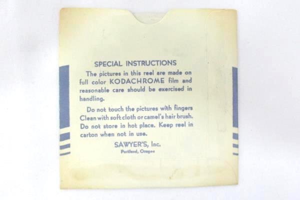 1948 Sawyers View Master Reel #203 Black Hills South Dakota Hand Lettered