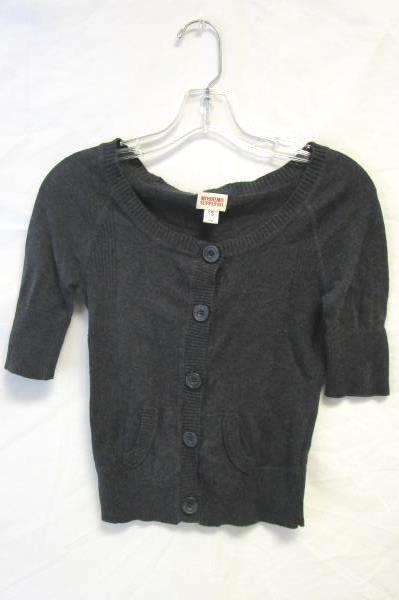 Lot of 2 Tops by Mossimo & Kenji Stripes Women's Size S Gray Dark Blue Striped