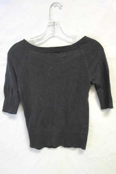 Lot of 2 Tops by Mossimo & Kenji Stripes Women's Size S Gray Dark Blue Striped