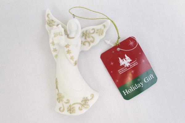 Christmas Gift Lot of 3 Angel Ornament Figurines w/ Christmas Card Dreamsicles