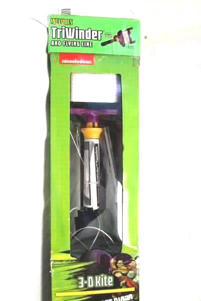 XKites Teenage Mutant Ninga Turtles Tri-Box Kite with Tri-Winder