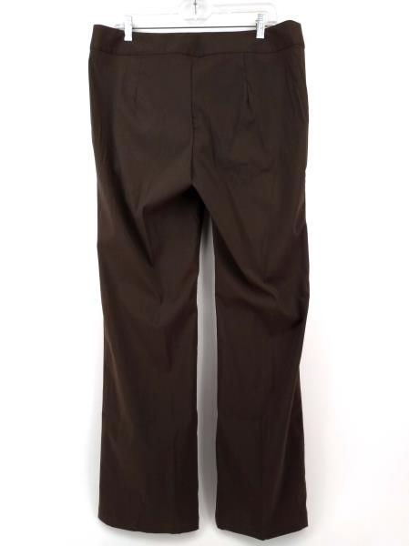 NOEL ASMAR Spa Uniform Bottoms Chocolate Brown Tailored Pant "NA020" NWT Size 14