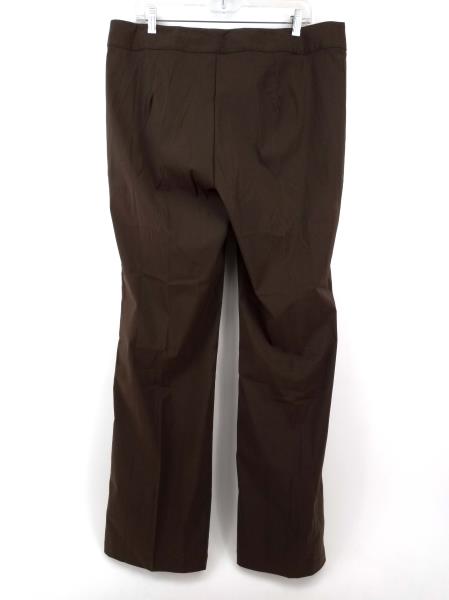 NOEL ASMAR Spa Uniform Bottoms Chocolate Brown Tailored Pant "NA020" NWT Size 16