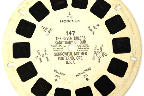 Lot of 2: Sawyer's View-Master Sanctuary Sorrowful Mother Typeset Reels #145-147