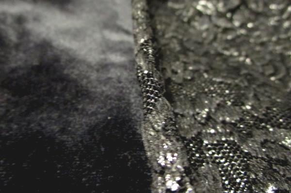 Notations Women's Top & Skirt Combo Black & Silver Size XL
