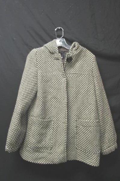 Mossimo Women's Brown & Ivory Coat 49% Wool Size S