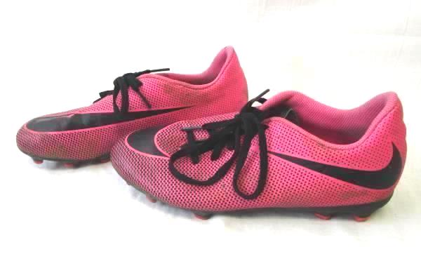 Nike Kids Bravata II FG Soccer Cleats Pink/Black 6Y