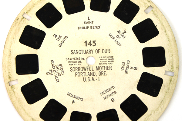 Lot of 2: Sawyer's View-Master Sanctuary Sorrowful Mother Typeset Reels #145-147