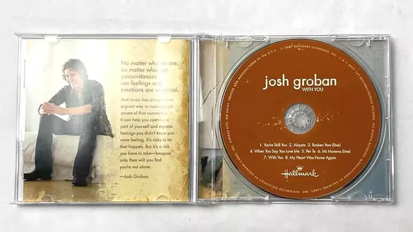 Josh Groban With You CD 2007 Hallmark Limited Edition Compilation XPR4023