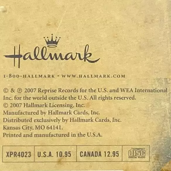 Josh Groban With You CD 2007 Hallmark Limited Edition Compilation XPR4023