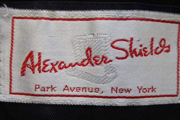 Alexander Shields Men's Black Two Button Blazer Size 44L