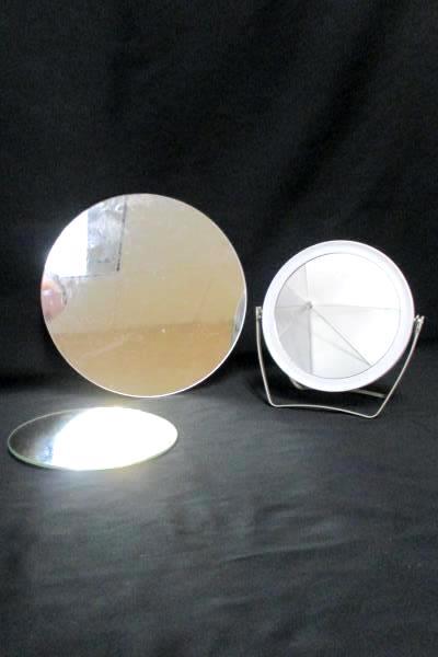 Hanging Mirrors & Handheld Mixed Lot of 3 Round Modern Wall Mounted Tabletop