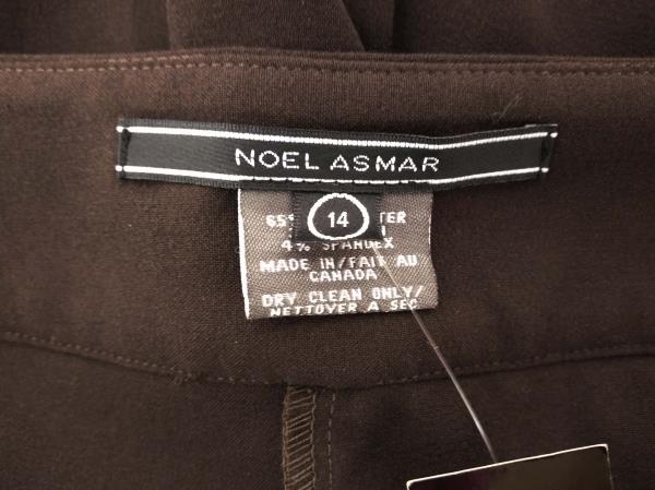 NOEL ASMAR Spa Uniform Bottoms Chocolate Brown Suit Pant "HCP006" NWT Size 14