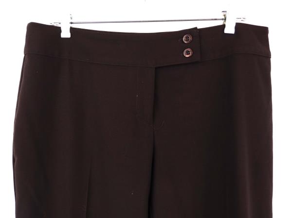 Noel Asmar Spa Uniform Bottoms Chocolate Brown Suit Pant Size 12 26 Inches Long