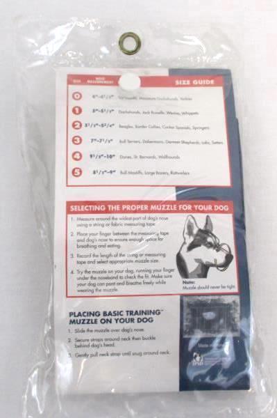 Lot of 2 Nylon Muzzle & Dog Harness Black Basic Fits Small to Medium Dogs