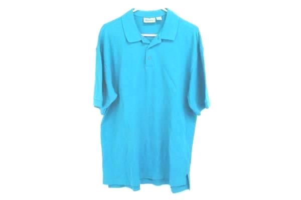 Aeropostale Polo Style Shirt Short Sleeve Knit Solid Teal Mens Small