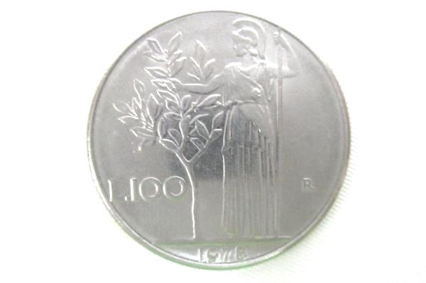 Two 100 Lire Coins From Italy Dated 1957 and 1973