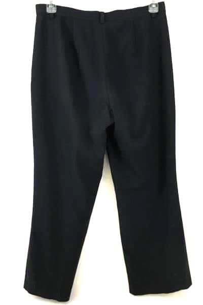 Christopher & Banks Black Pants Slacks Women's Stretch Size Ten Short
