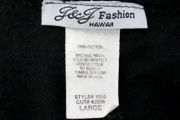 J&J Fashion Hawaii Dress Hibiscus Floral Sleeveless A Line Tropical Womens Large