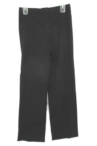 Liz Claiborne Women's Anissa Black Straight Leg Mid/High Rise Slacks Pants Sz 4