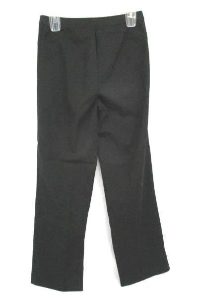 Liz Claiborne Women's Anissa Black Straight Leg Mid/High Rise Slacks Pants Sz 4