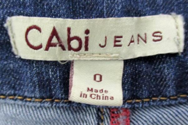 Cabi Jeans Distressed Denim Style 333R Flare Leg Womens Juniors size 0