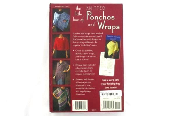 2005 The Little Box Of Knitted Ponchos And Wraps By Sandy Scoville