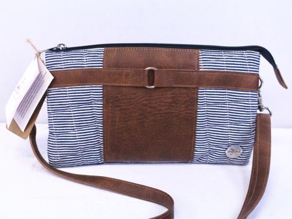 byTavi Crossbody Bag "Happy Stripe Townie" Fair Trade w/Tags