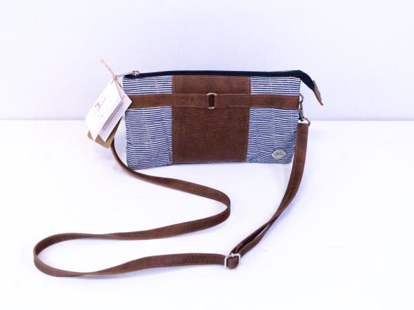 byTavi Crossbody Bag "Happy Stripe Townie" Fair Trade w/Tags