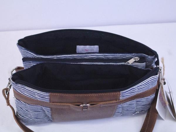 byTavi Crossbody Bag "Happy Stripe Townie" Fair Trade w/Tags