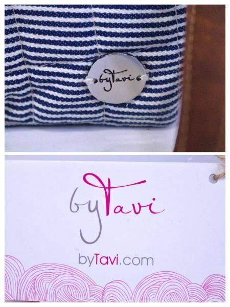 byTavi Crossbody Bag "Happy Stripe Townie" Fair Trade w/Tags
