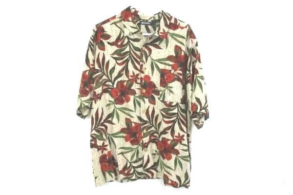 Mens Button Up Casual Shirt Hawaiian Print By Puritan Size XL