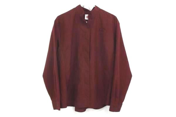 A+ by SAI Wine Colored Tunic Hospitality Shirt Long Sleeve 8210 Womens XL